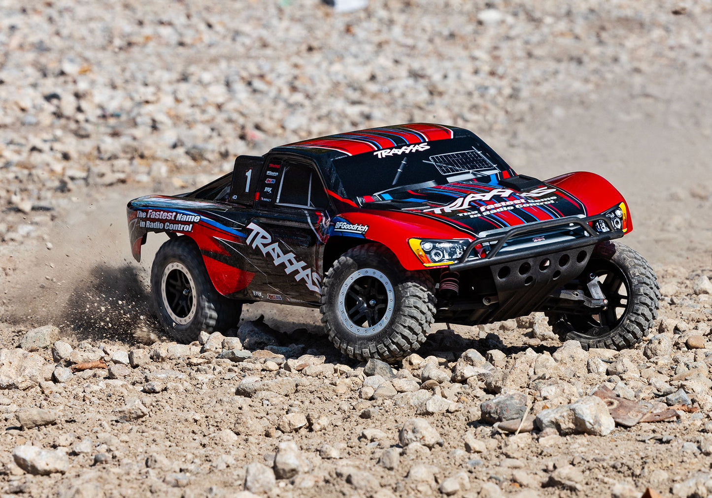 58134-4 Traxxas Slash 2WD BL-2s: Short Course Truck Red (1/10 Scale)