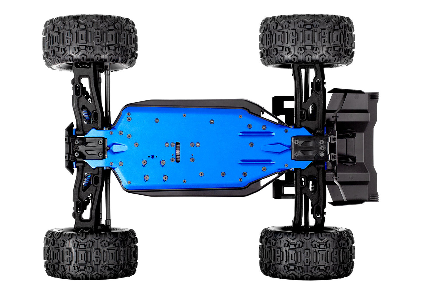 95096-4 Sledge® 1/8 scale 4WD brushless monster truck Belted Tires Blue