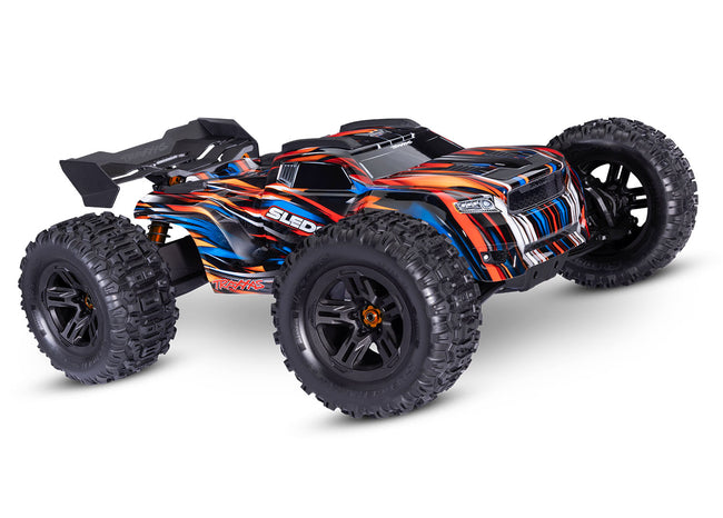 95096-4 Sledge® 1/8 scale 4WD brushless monster truck Belted Tires Blue