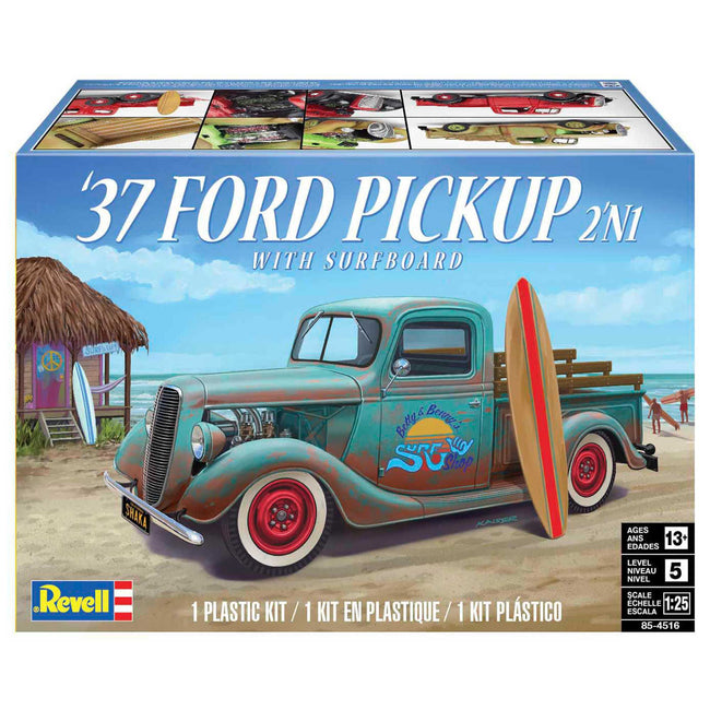 1/25 37 Ford Pickup 2N1 w/ Surfboard