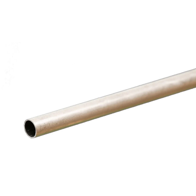 Round Aluminum Tube: 7/32" OD x 0.014" Wall x 12" Long