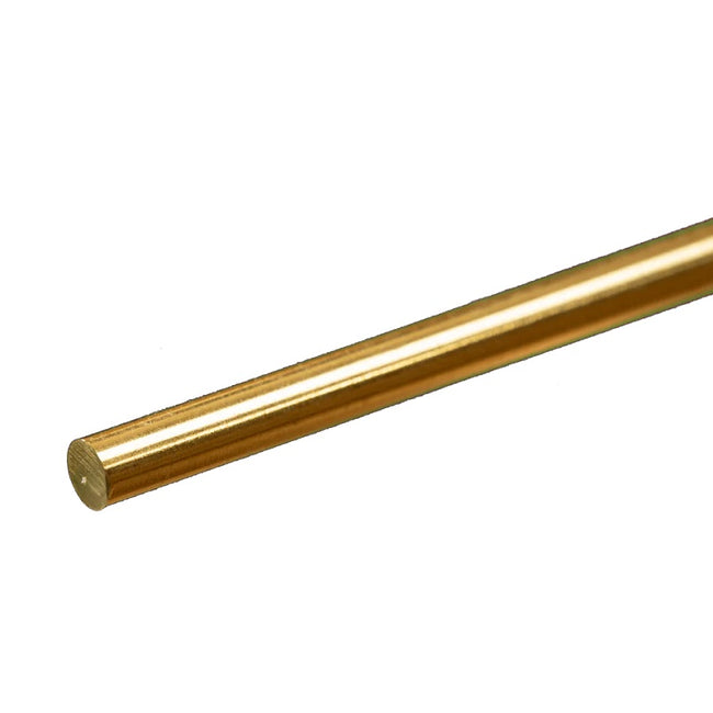 Round Brass Rod: 5/32" OD x 12" Long