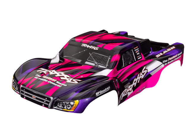 5851P Body, Slash® 2WD (also fits Slash® VXL & Slash® 4X4), pink & purple