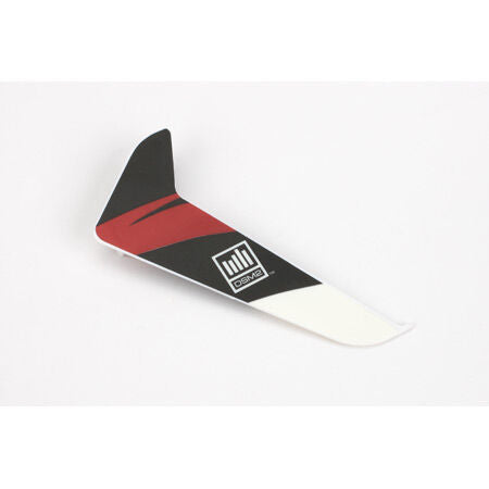 Vertical Fin with Red Decal: 1
