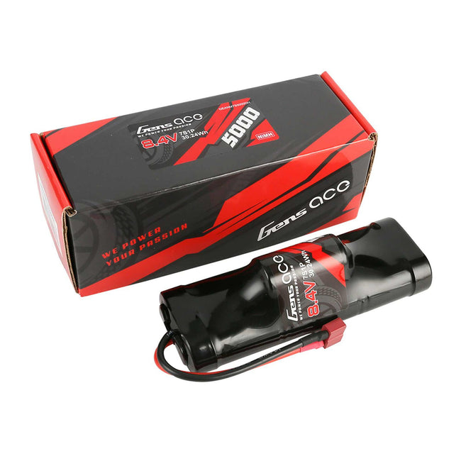 Gens Ace 8.4V 5000mAh Ni-MH Battery Hump Style With Deans Plug
