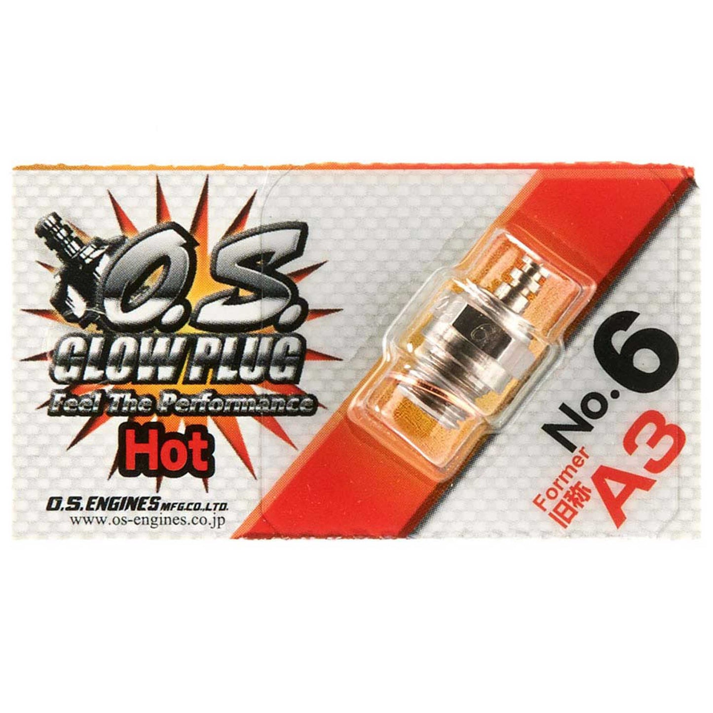 O.S Max #6 (A3) Glow Plug Hot