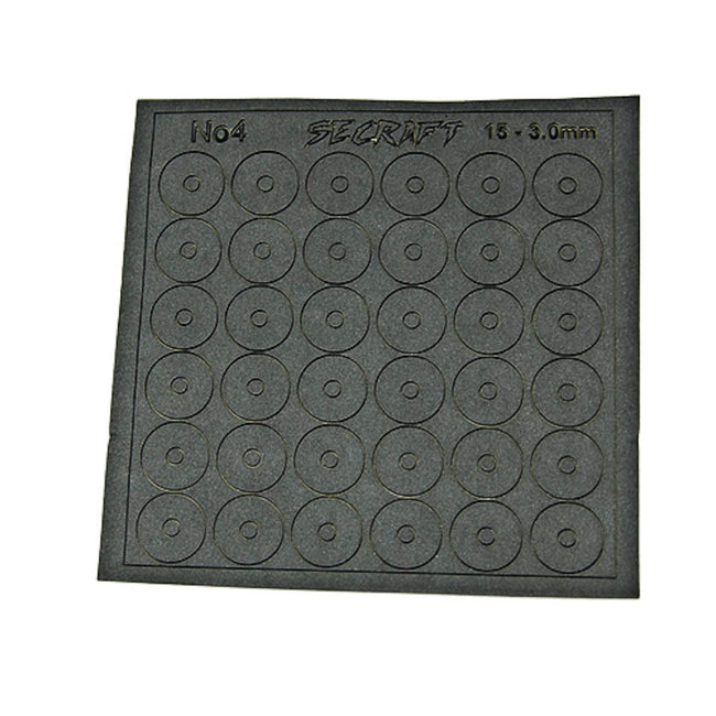 Secraft Anti-Vibration neoprene pads Round with Hole 14.5mm