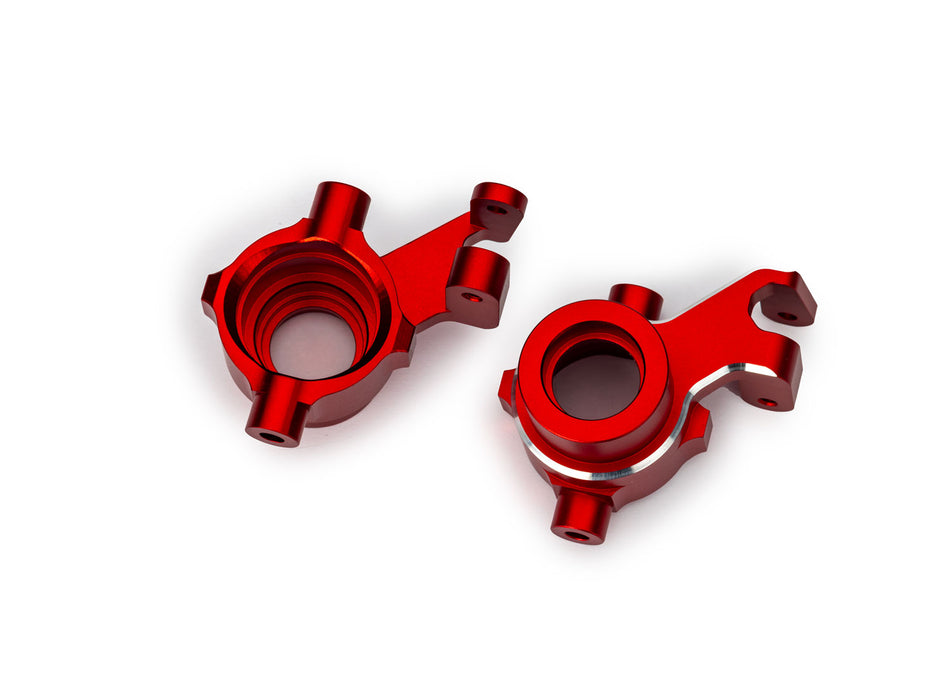 10237 Traxxas Red Aluminum Steering Blocks (L&R)
