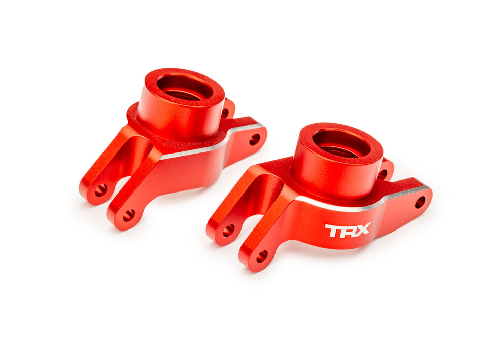 10252 Traxxas Red Aluminum Stub Axle Carriers (L&R)