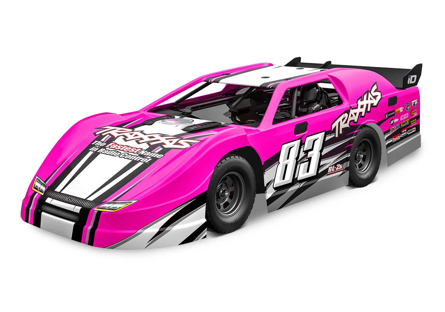 104364-74 Traxxas Slash Late Model BL-2s Pink – Superstition Hobbies