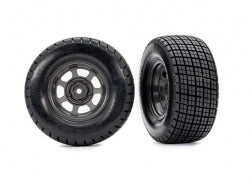 10474 Tires & wheels, assembled, Hoosier® (2) (4WD front/rear, 2WD rear only)