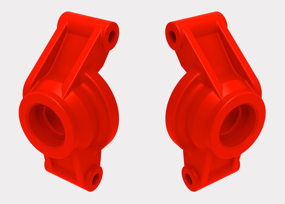 10757X Traxxas Red Stub Axle Carriers (L&R)