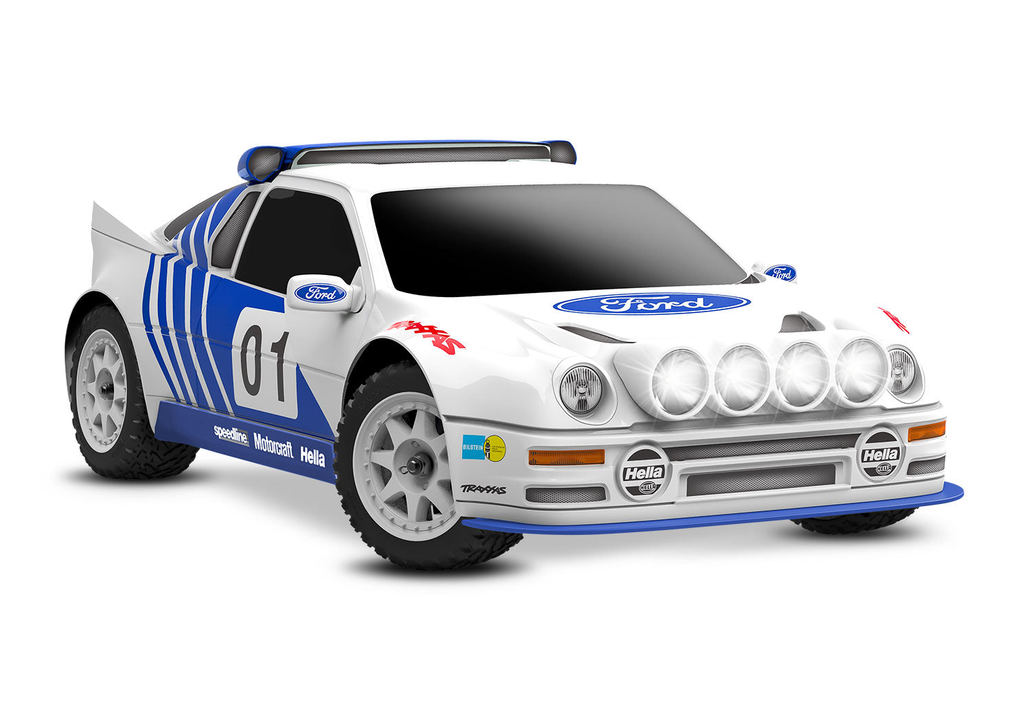 トラクサス　ミニラリーVXLフォードRS200 108046-1 ブルー 108046-1 Traxxas Mini Rally VXL Ford RS200 – Superstition Hobbies