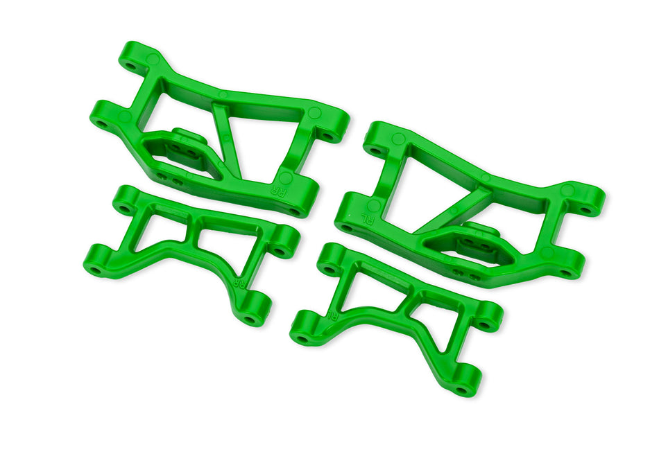 10830-GRN Traxxas Green Rear Upper & Lower Suspension Arms (L&R)