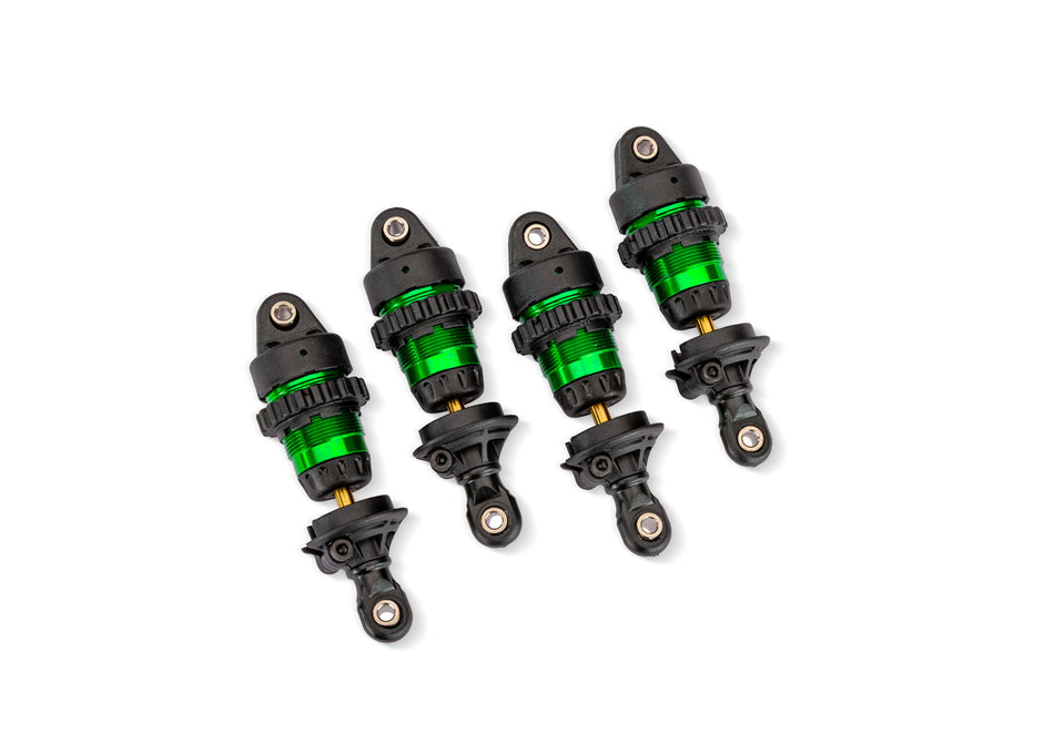 10865-GRN Traxxas Green Aluminum Mini GTR Short Shocks (4)