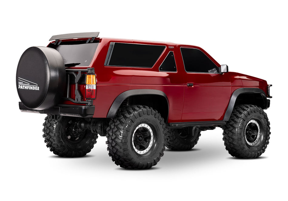 110056-4 Traxxas TRX-4 Nissan Pathfinder – 1/10 Scale 4x4 Trail Crawler (Red)