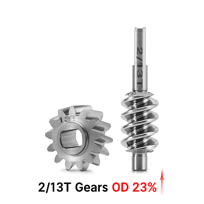 INJORA Axle Worm Gear Set for 1/30 SCX30 (2/13T) Overdrive