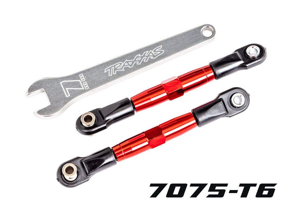 Traxxas TUBES 67 mm Red Aluminum Front Camber Links (2)