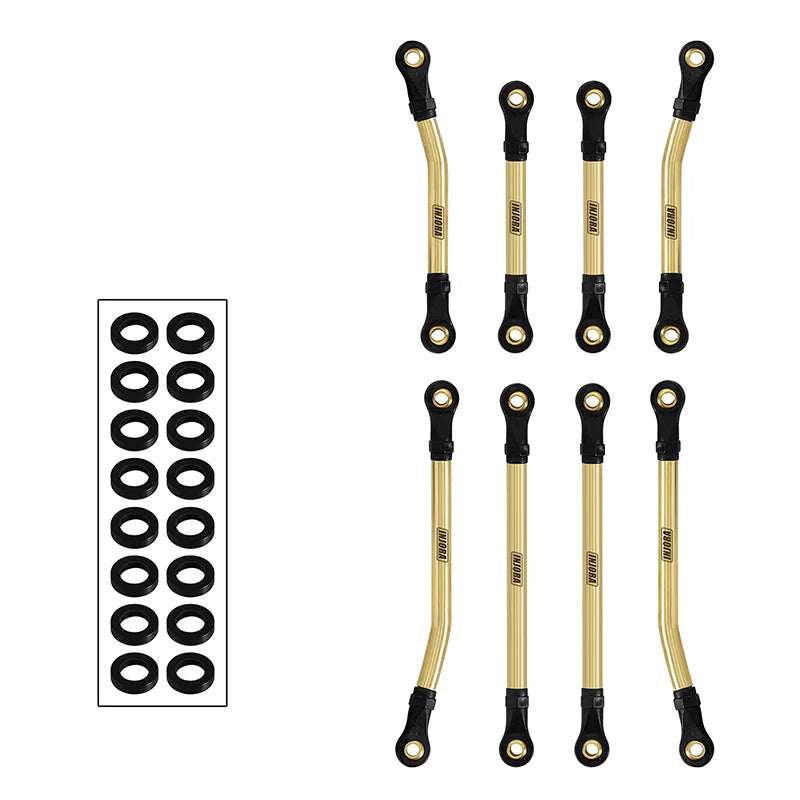 INJORA brass link set with a diagram on a white background