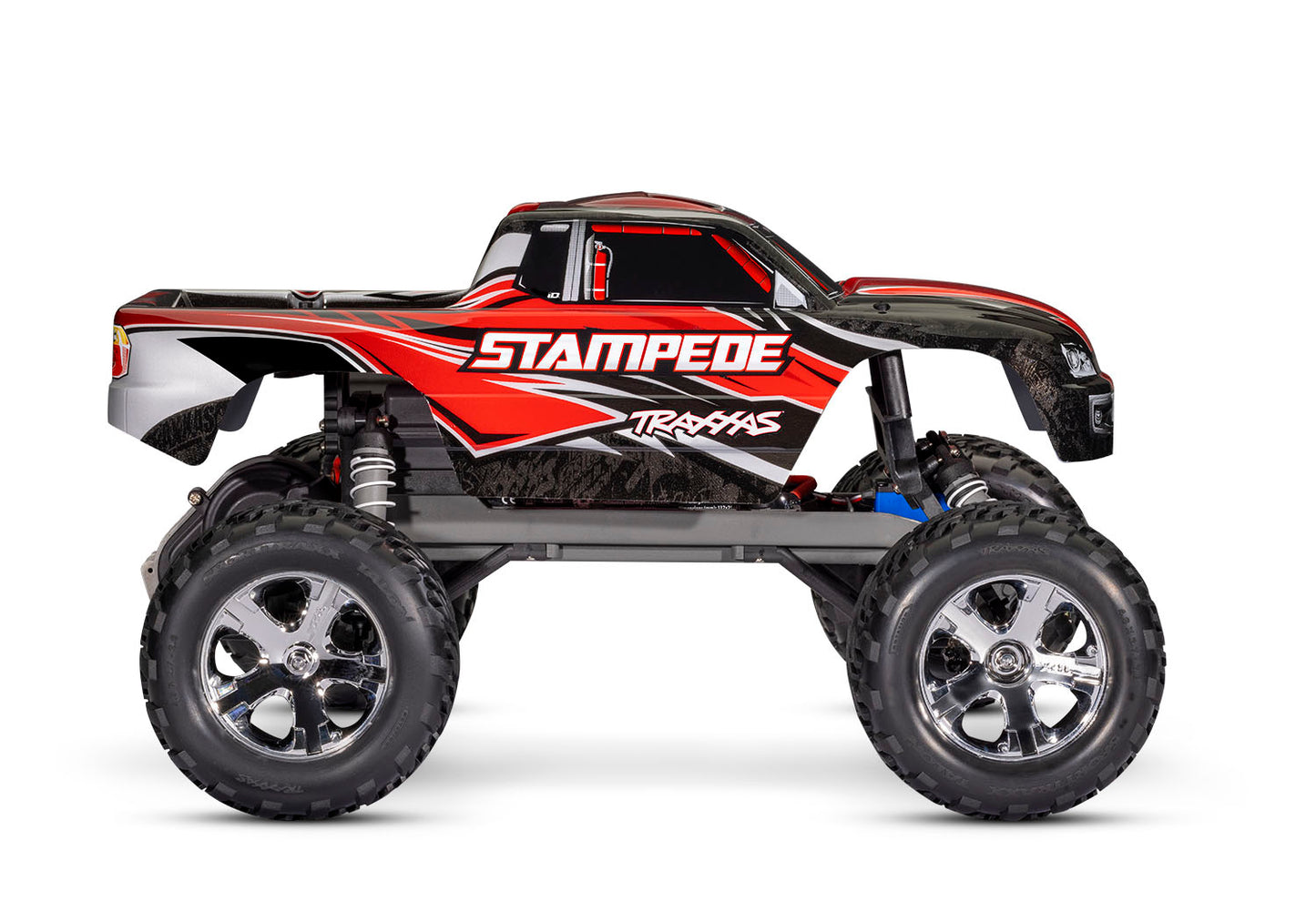 36054-8 Stampede: 1/10 Scale Monster Truck w/USB-C Red