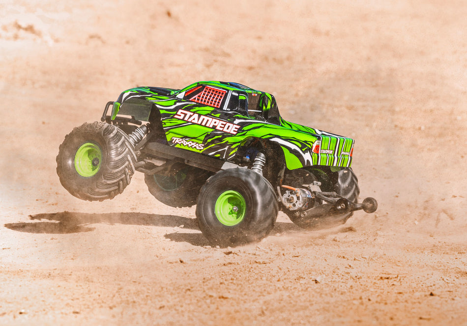 Traxxas 36254-8-GRNX Stampede 2WD XL-5 1/10 Monster Truck RTR with Battery Green