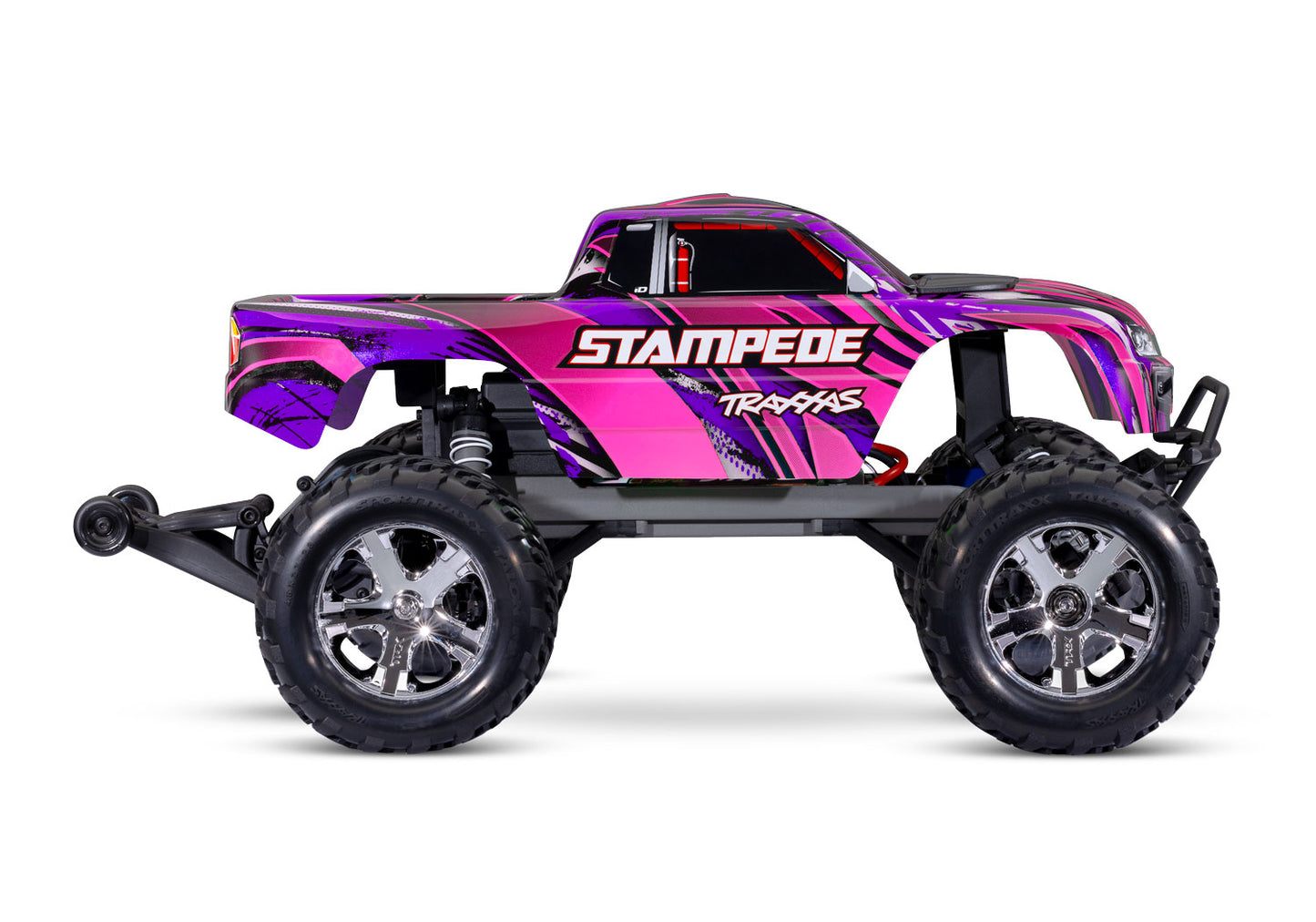 36254-8 Stampede: 1/10 Scale Monster Truck 2WD HD w/USB-C Pink