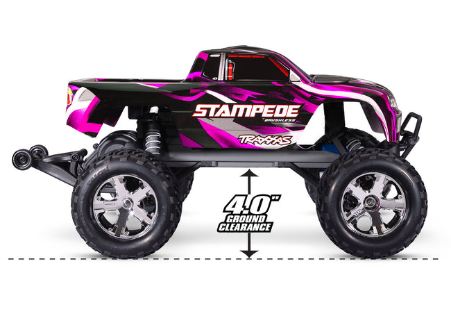 Stampede 2WD BL-2s HD Pink