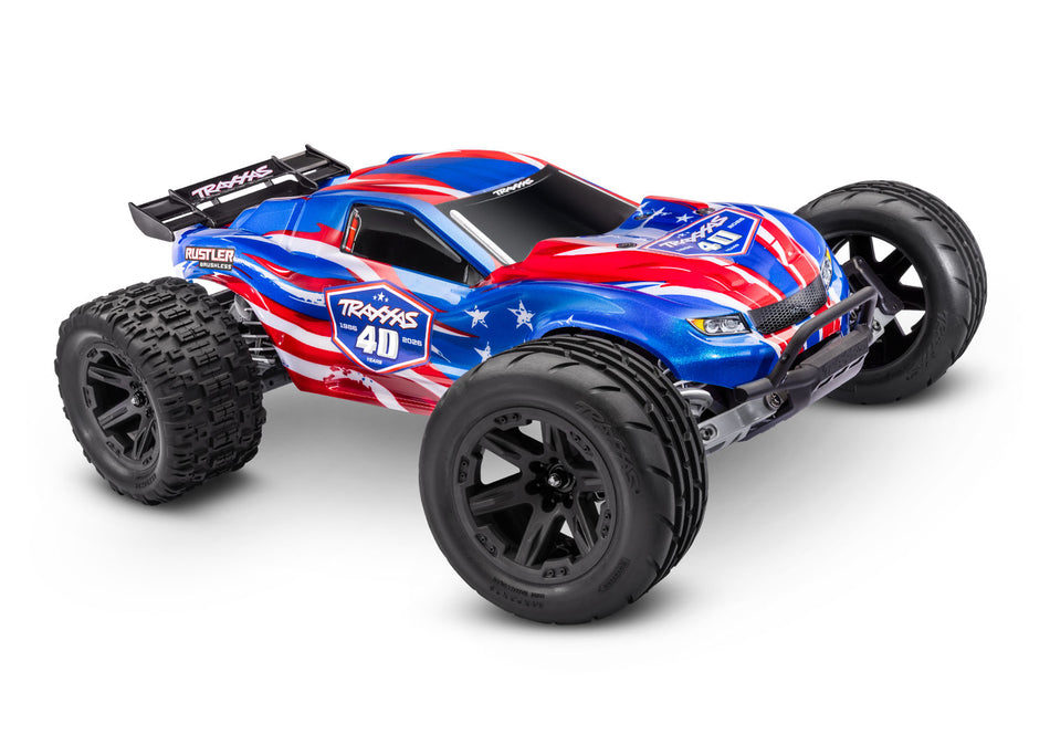 Traxxas 37454-4 Rustler 2WD Brushless — 40TH