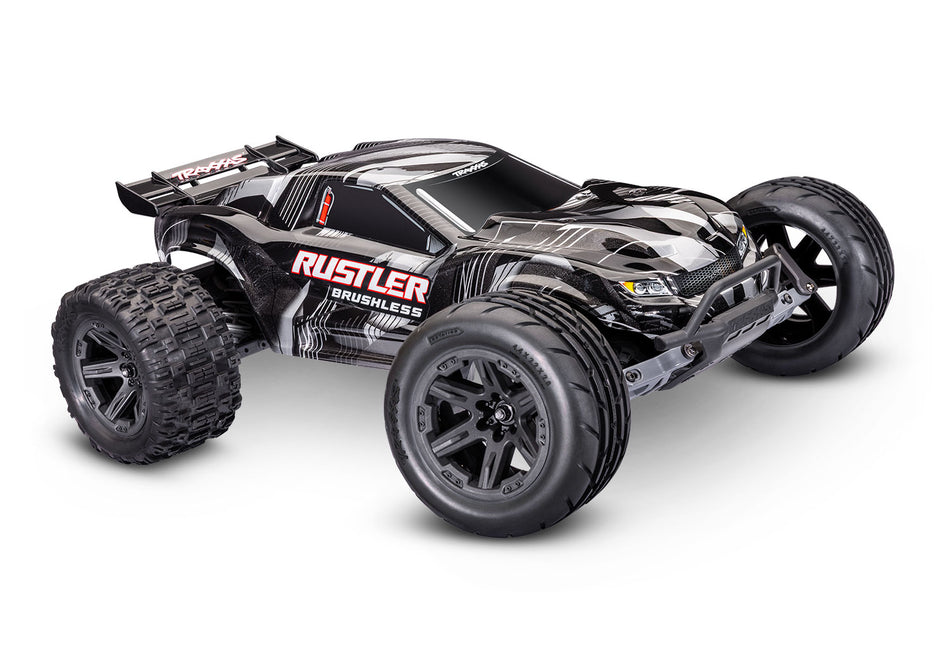 Traxxas 37454-4 Rustler 2WD Brushless — Black