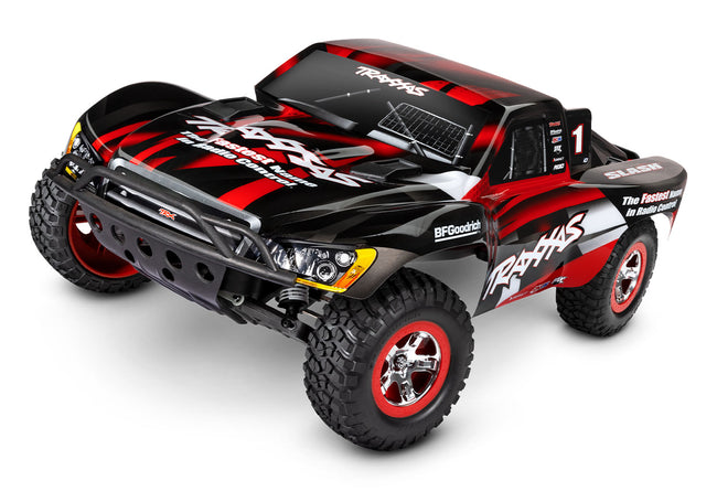 58034-8 Slash: 1/10 Scale 2WD Short Course Truck w/USB-C Red