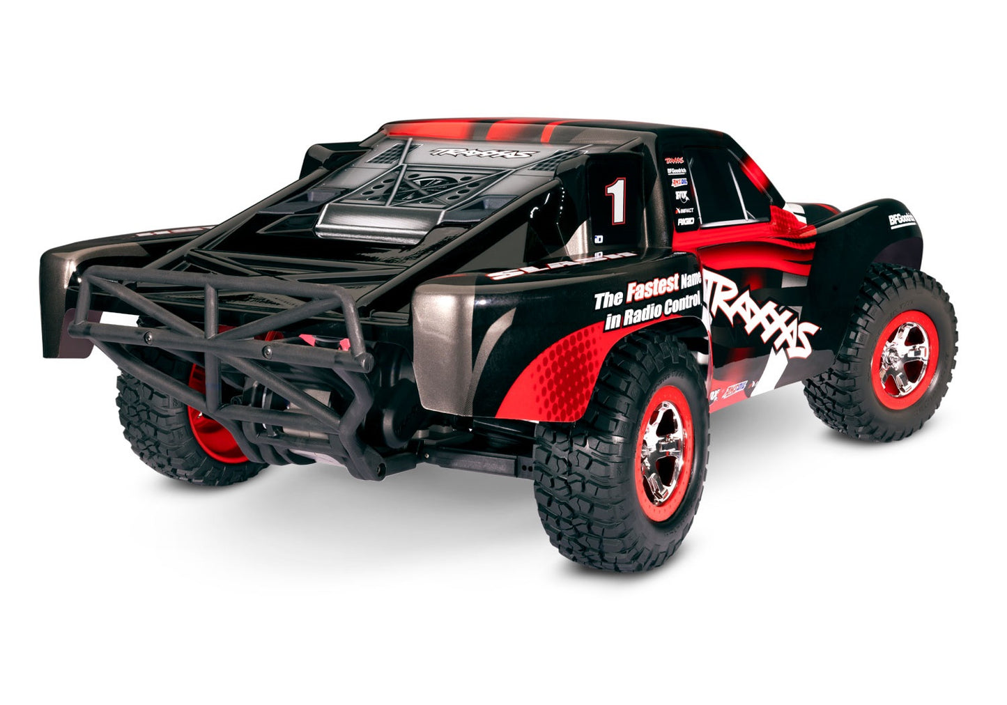 58034-8 Slash: 1/10 Scale 2WD Short Course Truck w/USB-C Red