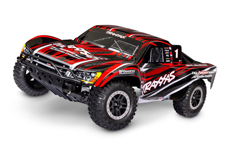 58234-8 Traxxas Slash 2WD XL-5 with Battery USB-C Charger RedX