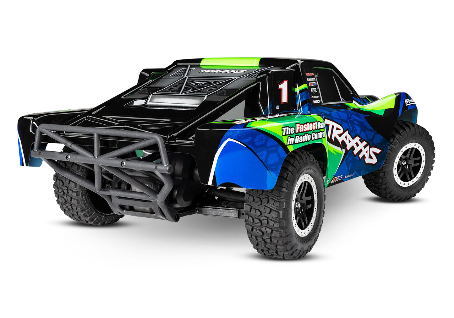 58276-74 Slash VXL 1/10 scale 2WD short course truck Green Clipless Body