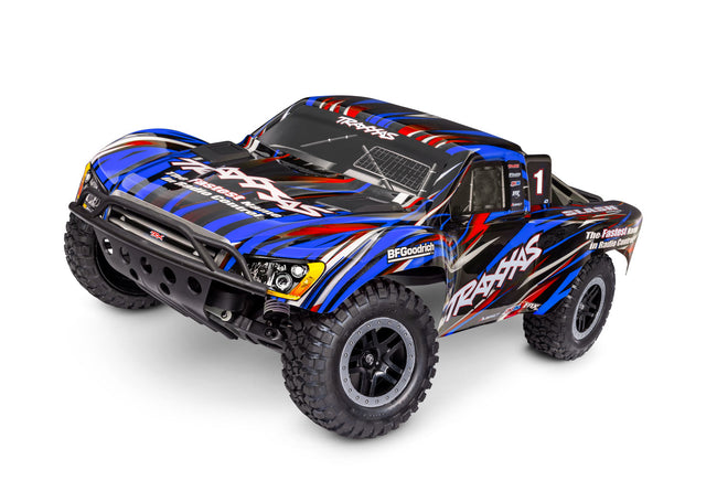 58334-4 Slash 2WD BL-2s: 1/10 Scale Short Course Truck Blue HD