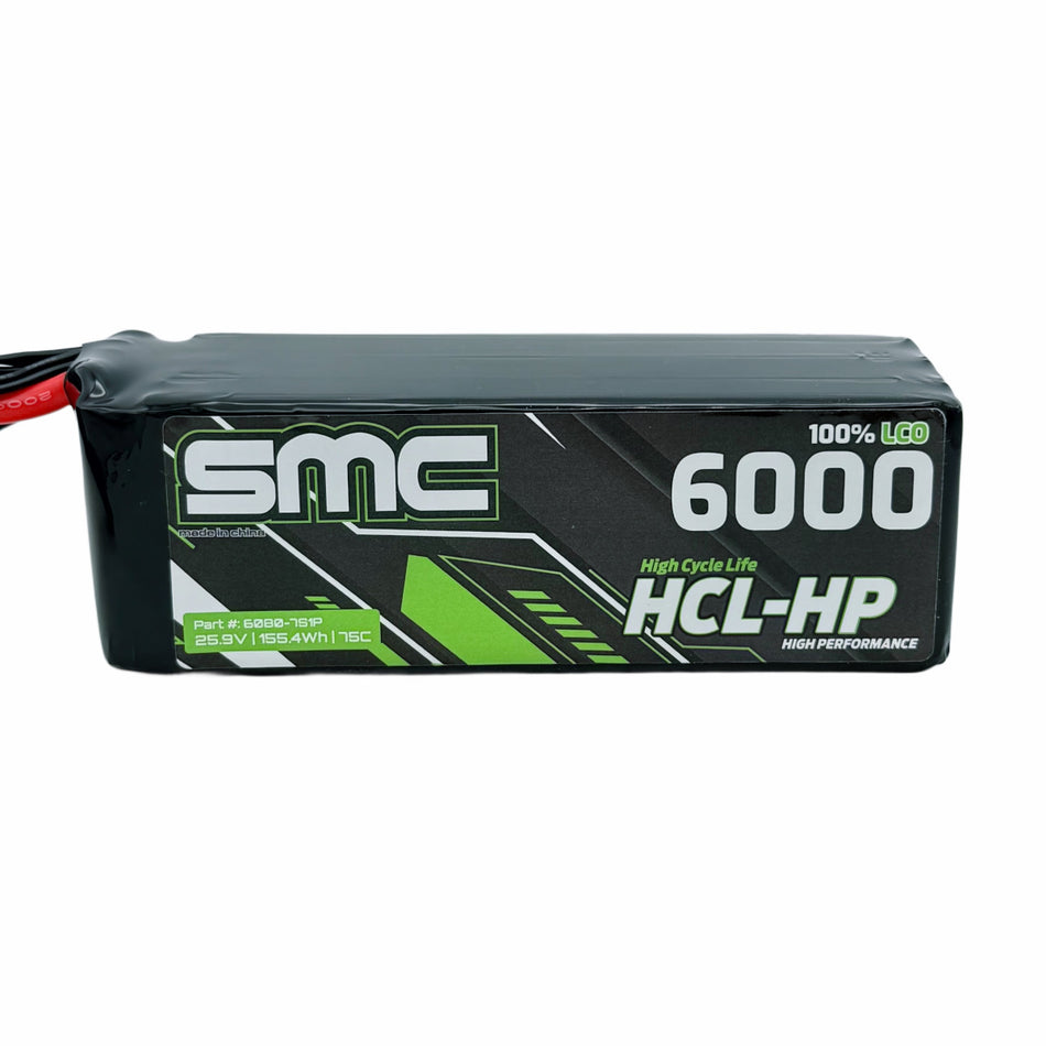 SMC HCL-HP 25.9V 6000mAh 80C Flight Pack 7S1P