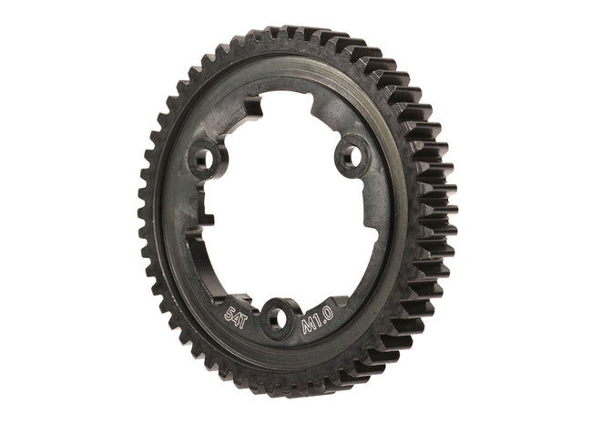 6444 Spur gear, 54-tooth machined, hardened steel