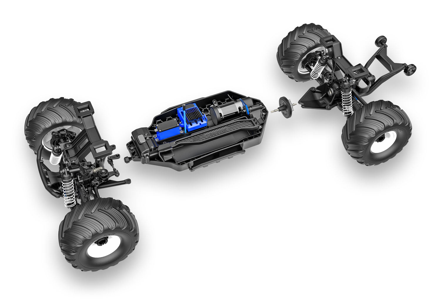 67134-4 Traxxas Bigfoot® 4X4 Monster Truck – BL-2s Brushless Ready