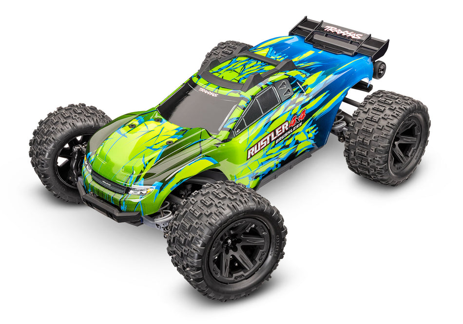 Traxxas Rustler 4X4 Brushless GREEN