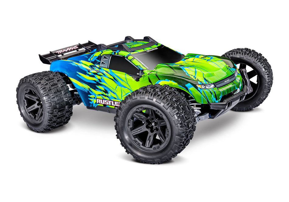 Traxxas Rustler 4X4 Brushless GREEN