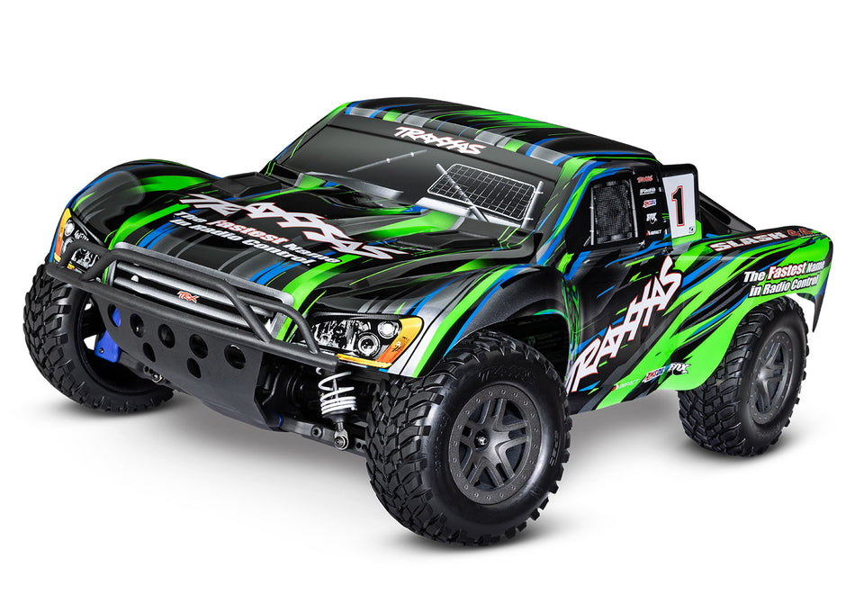 68154-4 Slash 4X4 BL-2s: 1/10 Scale 4WD Short Course Truck Green