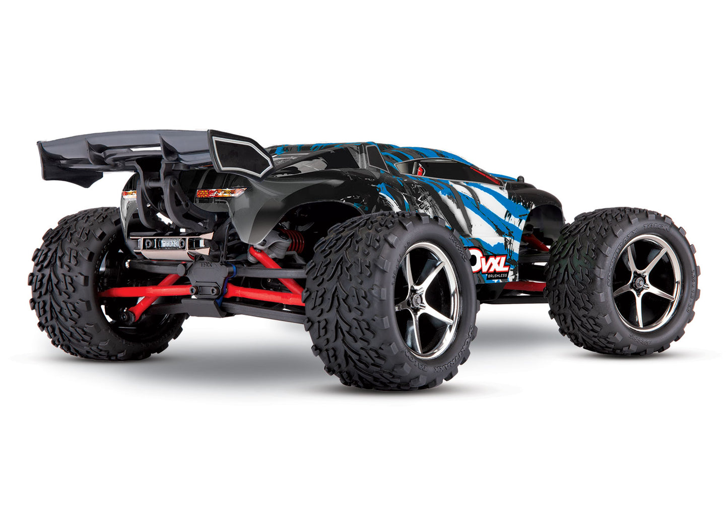 71076-8 Blue 1/16 Scale E-Revo VXL: 4X4 Brushless Monster Truck w/USB-C