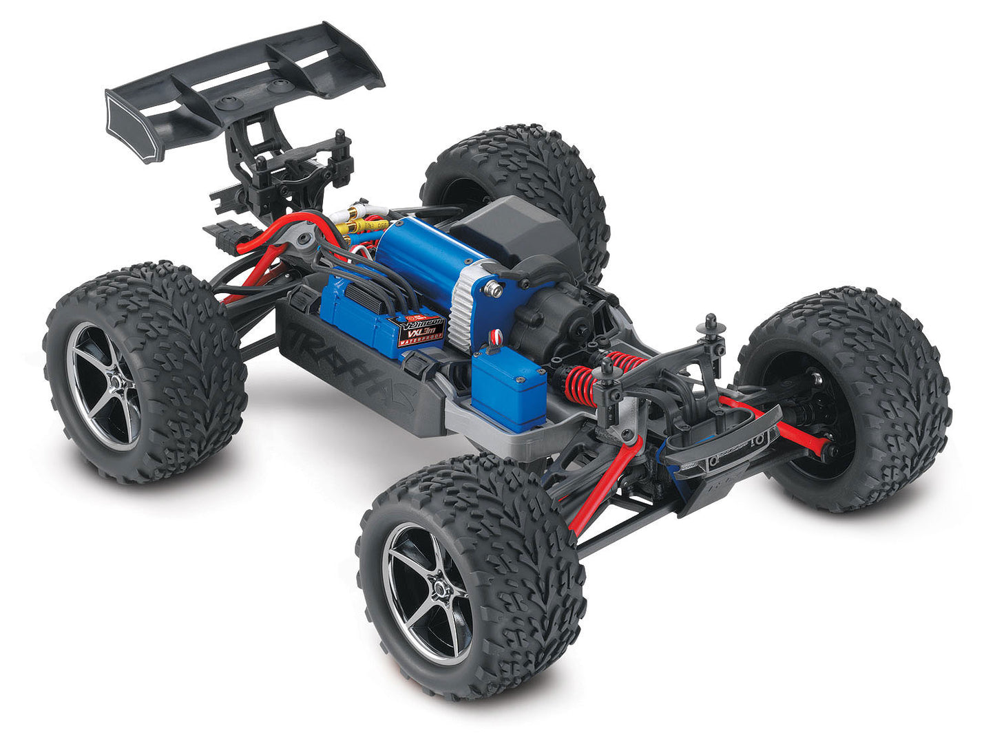 71076-8 Blue 1/16 Scale E-Revo VXL: 4X4 Brushless Monster Truck w/USB-C