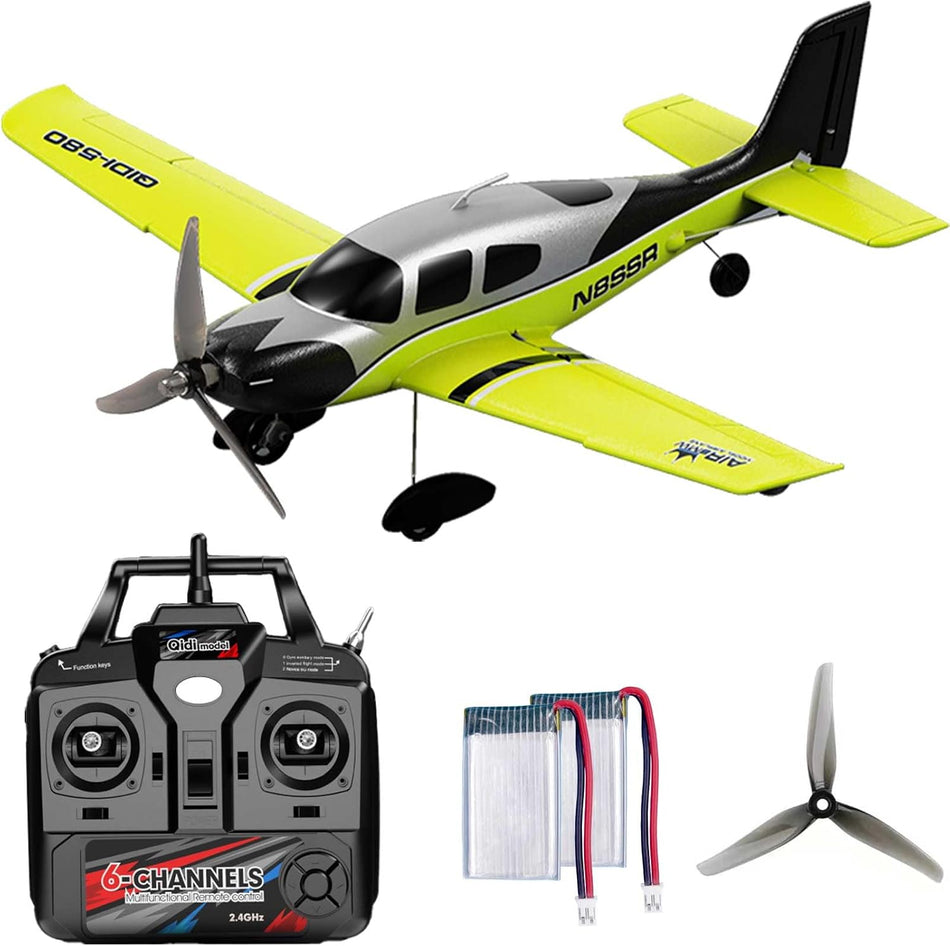 RCPro QIDI A580 Cirrus SR22 2.4G 4CH Brushless R/C Airplane – RTF