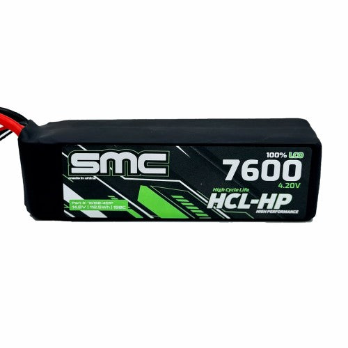 SMC HCL-HP 14.8V 7600mAh 150C 4S LiPo Hardcase Battery – XT90