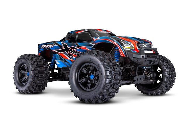 77096-4-BLUE X-MAXX 8s Monster Truck with Belted tires