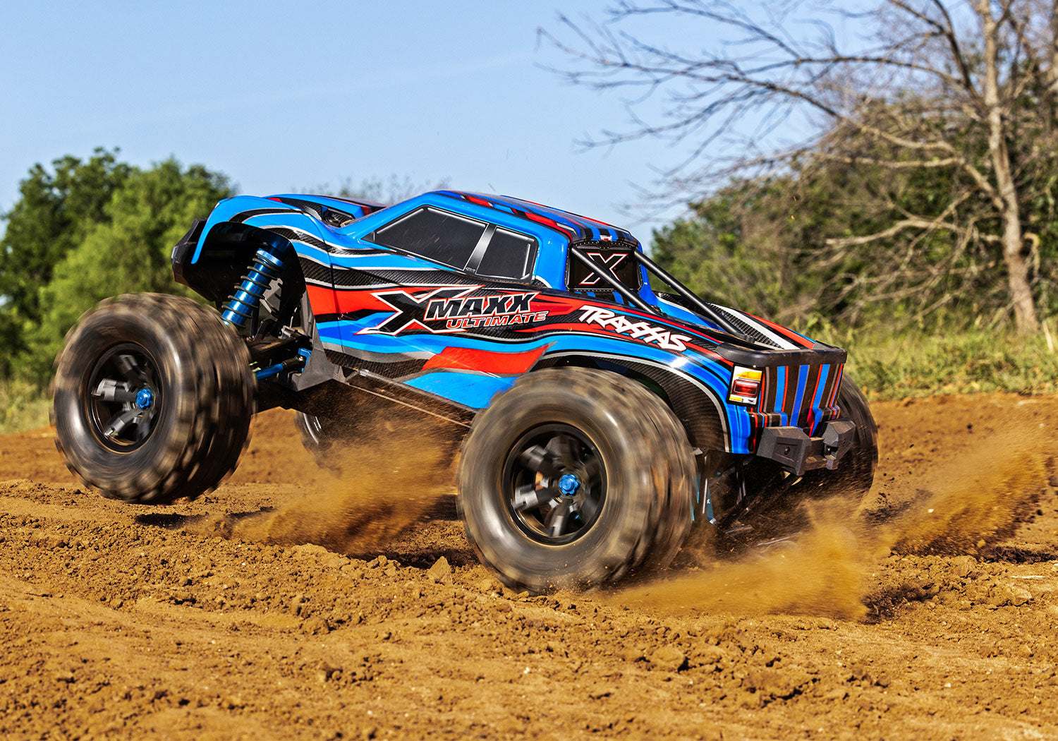 77097-4 Traxxas X-Maxx Ultimate 8S 4WD Monster Truck – Blue