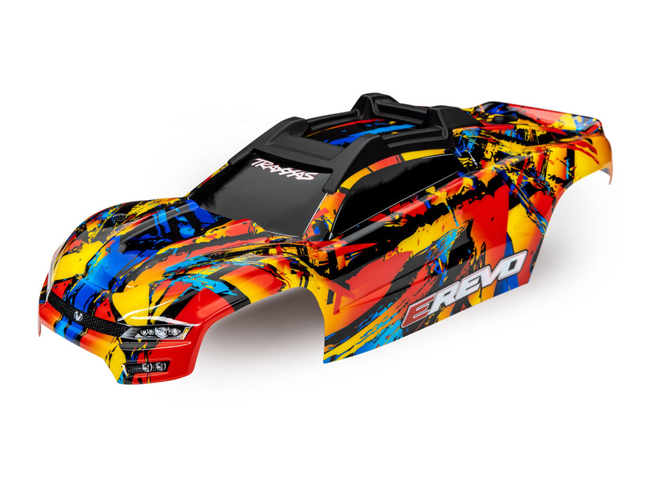 8612 Traxxas E-Revo 2.0 Solar Flare Body