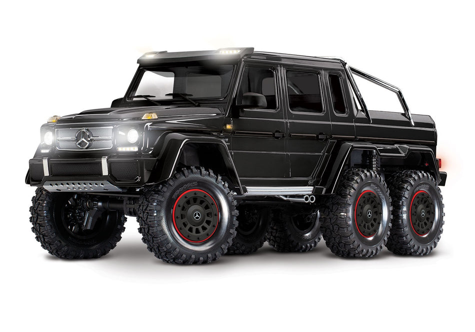 88296-4-BLK TRX-6 Mercedes-Benz G 63 AMG 6X6 Clipless Black