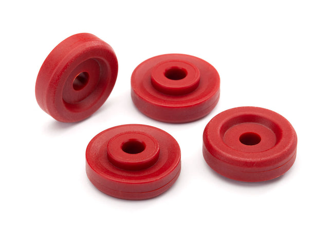 8957R Wheel washers, red (4)