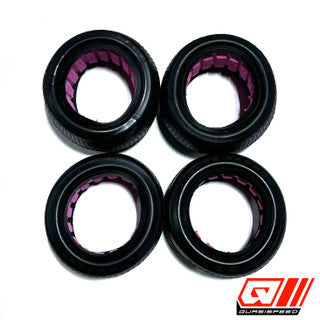 Quasi Speed Set of 4 Low Pin Tires with Inserts